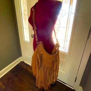 Large Fringe Shoulder / Crossbody Bag by ALDO